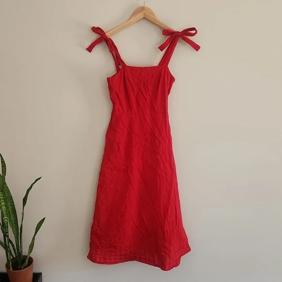 DRAPER JAMES RSVP Bow Strap Midi Dress - Picture 3 of 8